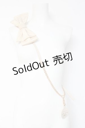 画像: m petit by misako / AMリボンスマホショルダー  生成り Y-26-02-23-028-LO-ZA-SZ-ZY