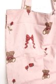 画像3: axes femme kawaii / プレゼントベアートートバッグ  ピンク Y-26-02-23-029-AX-BG-SZ-ZY (3)