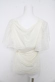 画像2: axes femme / レースラッフルトップス  生成り Y-26-02-27-005-AX-TO-SZ-ZY (2)