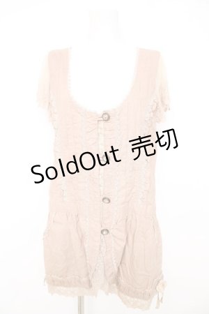 画像: axes femme / レース付きベスト M ベージュ Y-26-02-27-049-AX-TO-SZ-ZY