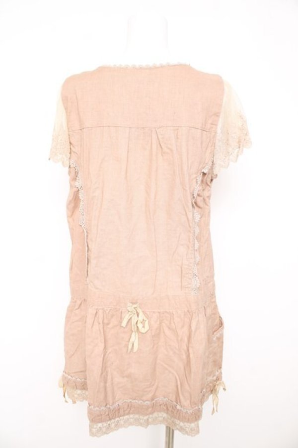 画像2: axes femme / レース付きベスト M ベージュ Y-26-02-27-049-AX-TO-SZ-ZY (2)