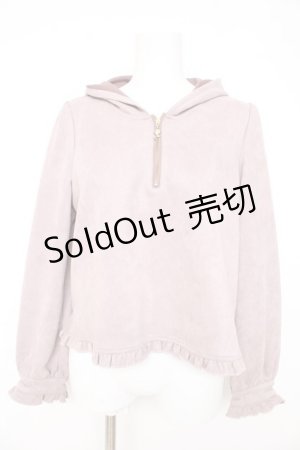 画像: axes femme / ハーフジップパーカー  ピンク Y-26-02-27-050-AX-TO-SZ-ZT0303T