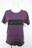 画像1: Hysteric / ロゴプリントカットソー F パープル Y-26-02-27-062-PU-TO-SZ-ZY (1)