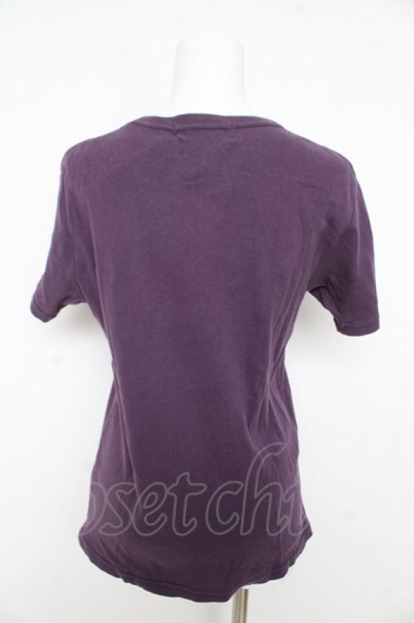 画像2: Hysteric / ロゴプリントカットソー F パープル Y-26-02-27-062-PU-TO-SZ-ZY (2)