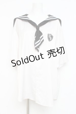 画像: TRAVAS TOKYO / セーラーマンシャツ  白 Y-26-02-27-066-PU-TO-SZ-ZY