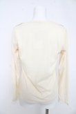 画像2: axes femme / 襟デザインカットソー  生成り Y-26-02-27-007-AX-TO-SZ-ZY (2)