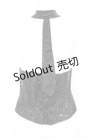 画像: Qutie Frash / 2022年プレミアムセット-漆黒-コルセット  黒 Y-26-02-27-067-QU-CO-SZ-ZY