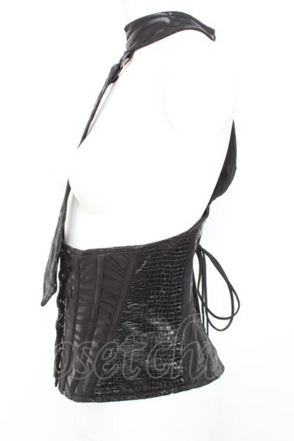 画像2: Qutie Frash / 2022年プレミアムセット-漆黒-コルセット  黒 Y-26-02-27-067-QU-CO-SZ-ZY (2)