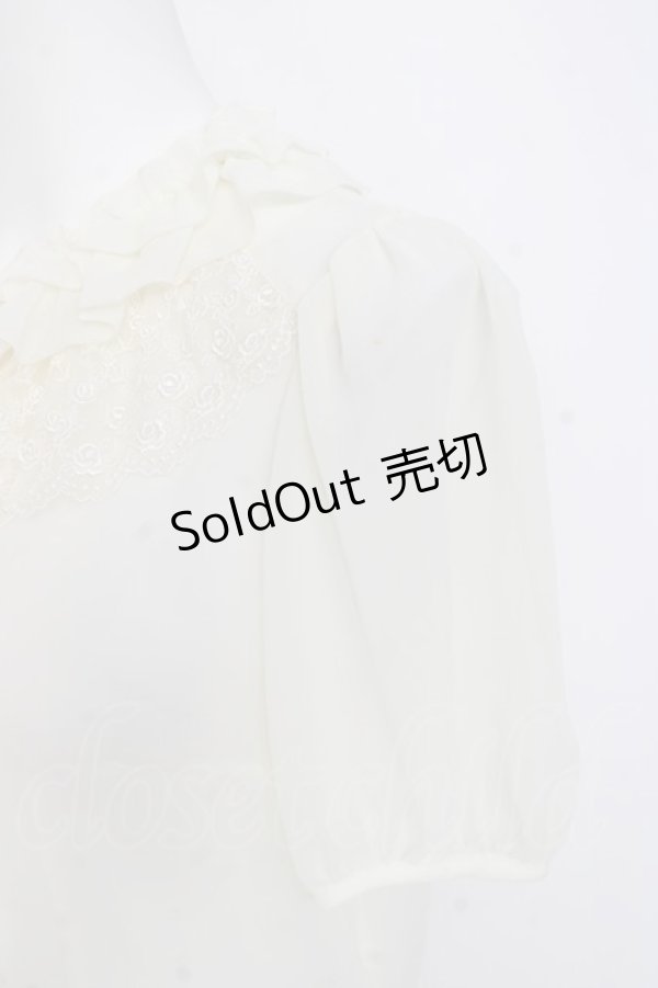 画像3: Leur Getter / レースフリルパフブラウス  キナリ Y-26-02-27-076-LU-BL-SZ-ZY (3)