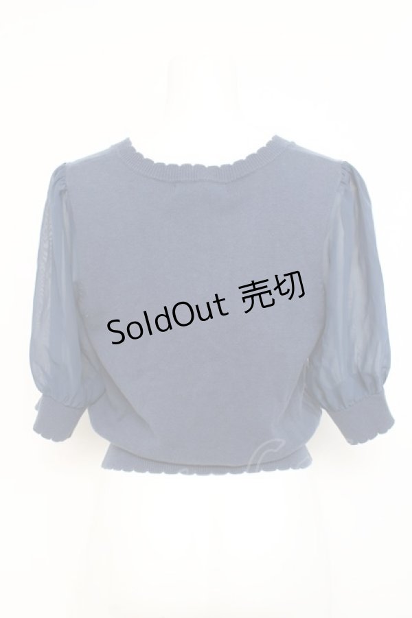 画像2: F i.n.t / ハートくり抜きカーディガン F ネイビー Y-26-02-27-078-CA-TO-SZ-ZY (2)