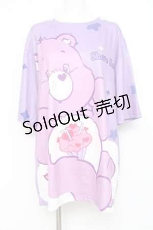 画像: ACDC RAG / ケアベア T  パープル Y-26-02-27-081-PU-TO-SZ-ZY