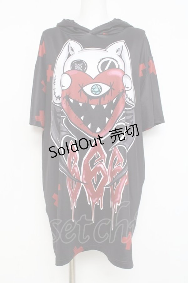 画像1: NieR Clothing / LONG丈半袖PARKA【XX666XX】 F ブラック Y-26-02-27-085-PU-TO-SZ-ZY (1)