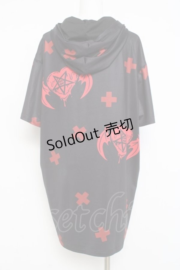 画像2: NieR Clothing / LONG丈半袖PARKA【XX666XX】 F ブラック Y-26-02-27-085-PU-TO-SZ-ZY (2)