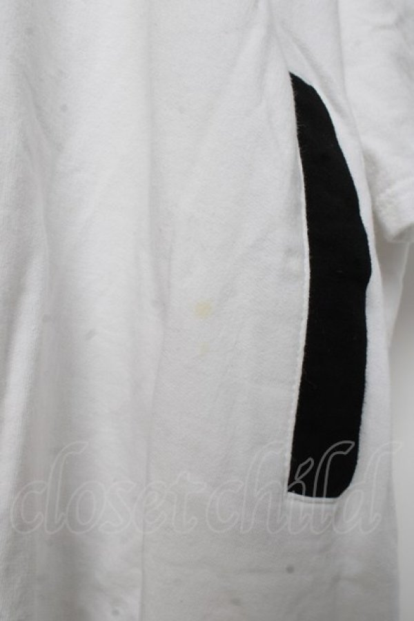 画像3: ankoROCK / PANDA半袖プルパーカー  黒×白 Y-26-02-27-086-PU-TO-SZ-ZY (3)