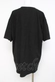 画像2: NieR Clothing / FACE DESIGN BIG TEE XL ブラック Y-26-02-27-087-PU-TS-SZ-ZY (2)