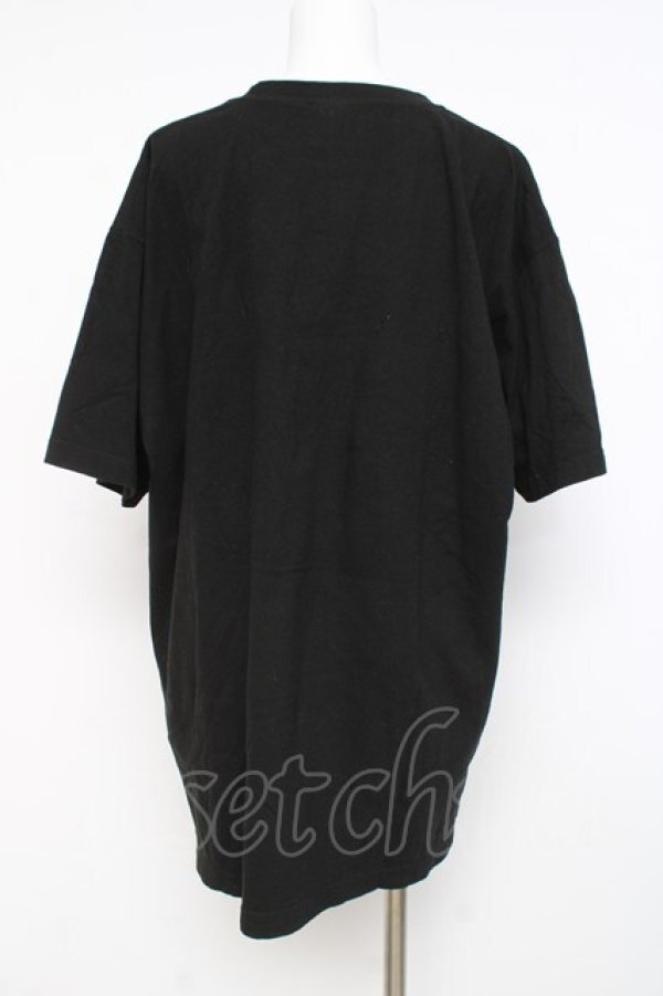 画像2: NieR Clothing / FACE DESIGN BIG TEE XL ブラック Y-26-02-27-087-PU-TS-SZ-ZY (2)