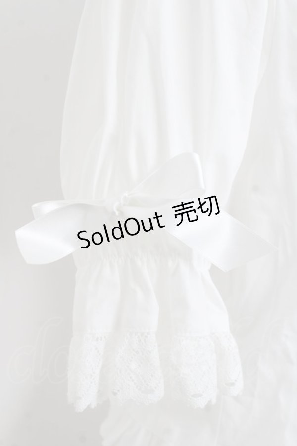 画像5: BABY, THE STARS SHINE BRIGHT / うさみみ５分袖ブラウス  シロ Y-26-02-27-091-BA-BL-IG-ZY (5)