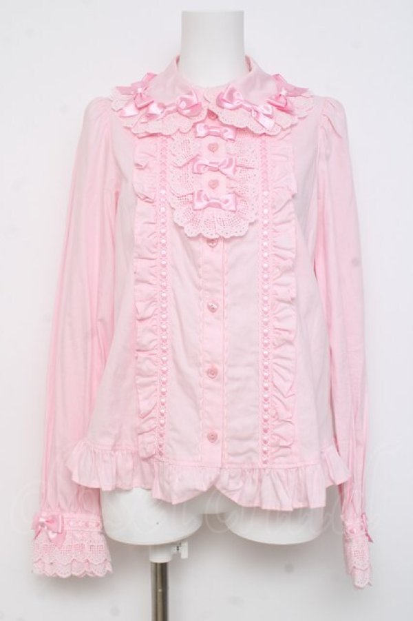 画像1: Angelic Pretty / アラカルトリボンブラウス  ピンク Y-26-02-27-092-AP-BL-IG-ZY (1)