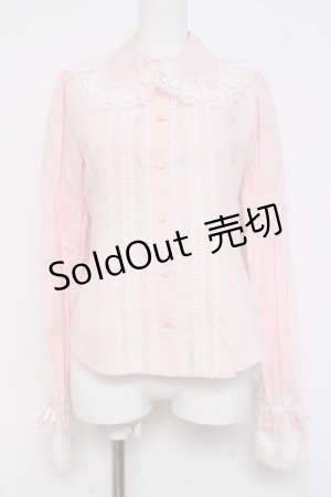 画像: BABY, THE STARS SHINE BRIGHT / 後ろピンタックブラウス  ピンク Y-26-02-27-093-BA-BL-IG-ZY