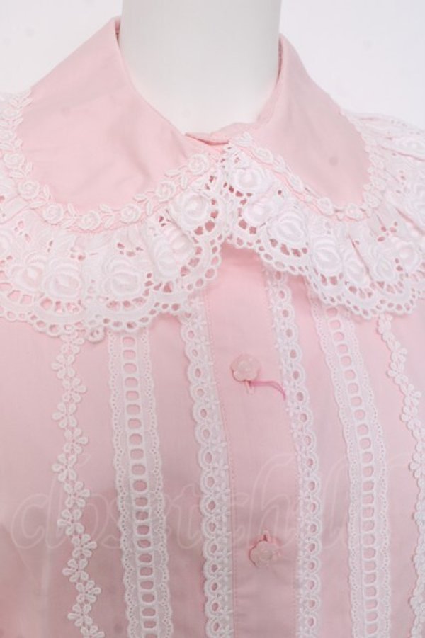 画像4: BABY, THE STARS SHINE BRIGHT / 後ろピンタックブラウス  ピンク Y-26-02-27-093-BA-BL-IG-ZY (4)