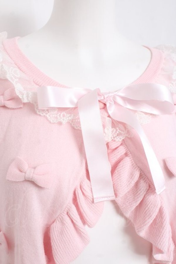 画像3: BABY, THE STARS SHINE BRIGHT / プチリボンボレロ  ピンク Y-26-02-27-094-BA-TO-IG-ZY (3)