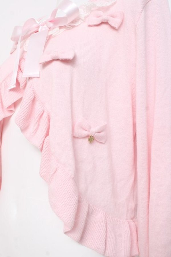 画像4: BABY, THE STARS SHINE BRIGHT / プチリボンボレロ  ピンク Y-26-02-27-094-BA-TO-IG-ZY (4)