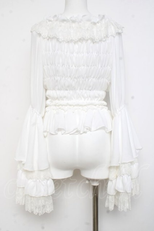 画像2: Vallee lys / Dream of Roses ブラウス  ホワイト Y-26-02-27-096-GO-BL-IG-ZY (2)