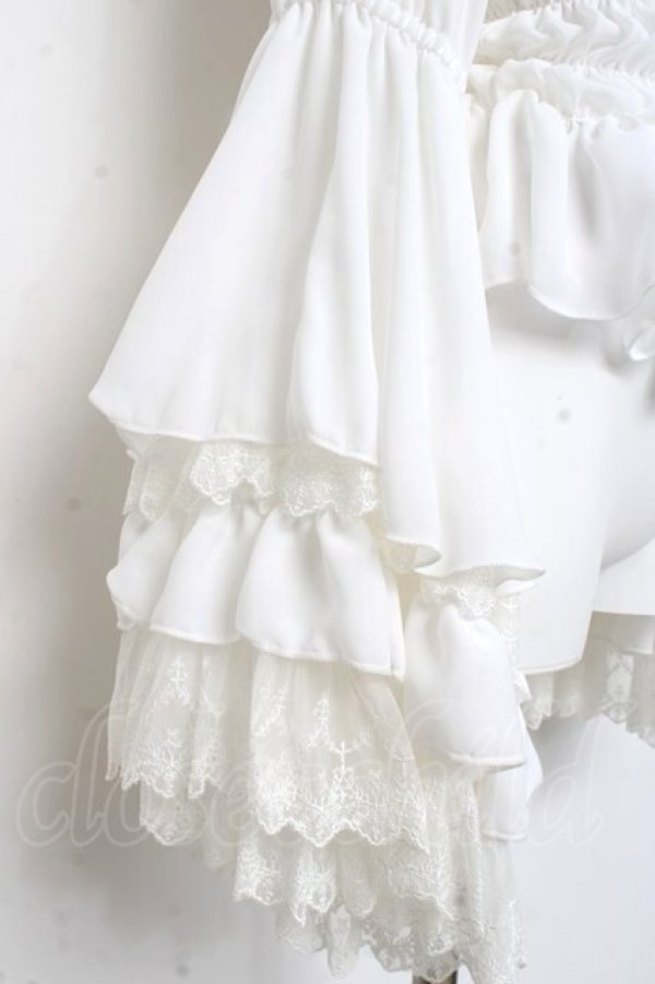 画像4: Vallee lys / Dream of Roses ブラウス  ホワイト Y-26-02-27-096-GO-BL-IG-ZY (4)