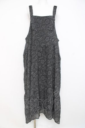 画像: axes femme / 花柄ワンピース  グレー Y-26-02-27-097-AX-OP-SZ-ZY