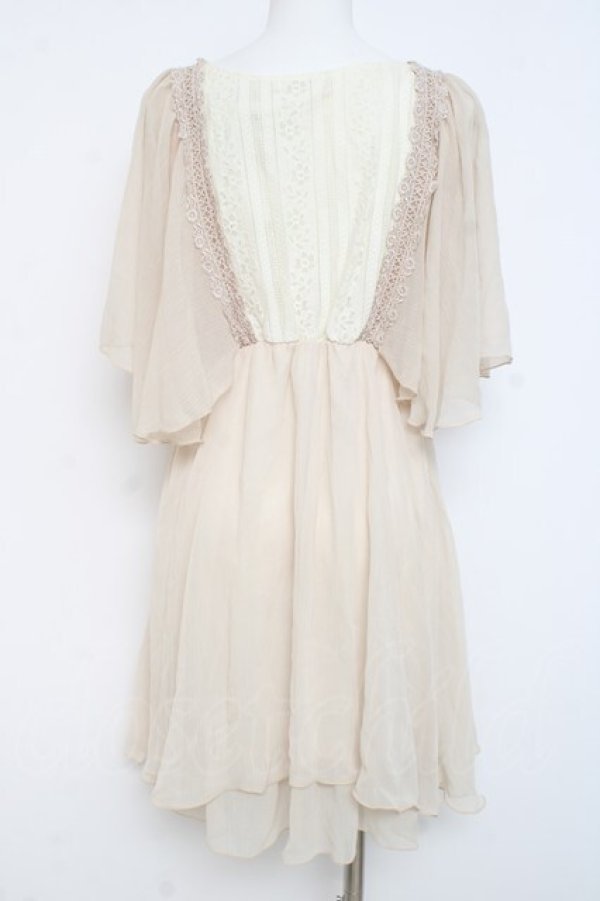 画像2: axes femme / バタフライ袖楊柳チュニック M 生成り Y-26-02-27-103-AX-SK-SZ-ZY (2)