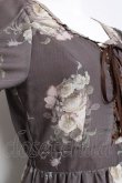 画像3: axes femme / ミルフィーユローズ柄ワンピース M チャコール Y-26-02-27-104-AX-OP-SZ-ZY (3)