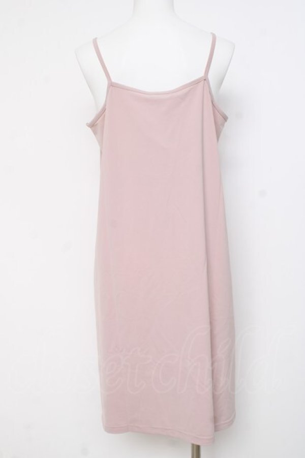 画像2: axes femme / キャミワンピ付きレースチュニ M 淡ピンク Y-26-02-27-117-AX-OP-SZ-ZY (2)