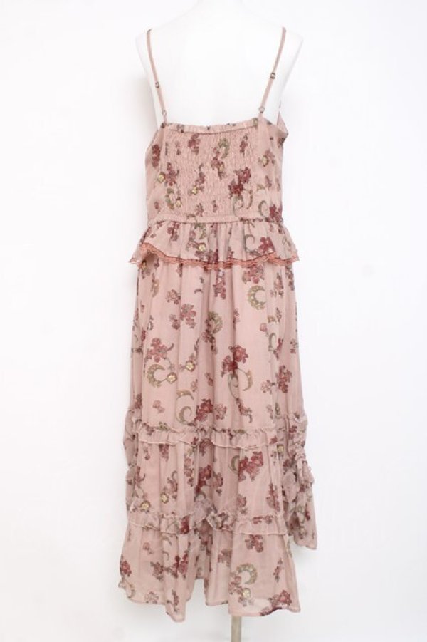 画像2: axes femme / ミュシャ キャミソールワンピース M 淡ピンク Y-26-02-27-118-AX-OP-SZ-ZY (2)