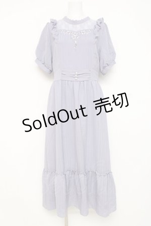 画像: axes femme / すみれ刺繍ワンピース L ラベンダー Y-26-02-27-119-AX-OP-SZ-ZY