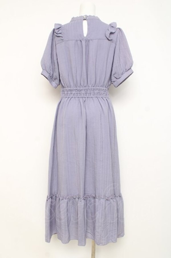 画像2: axes femme / すみれ刺繍ワンピース L ラベンダー Y-26-02-27-119-AX-OP-SZ-ZY (2)