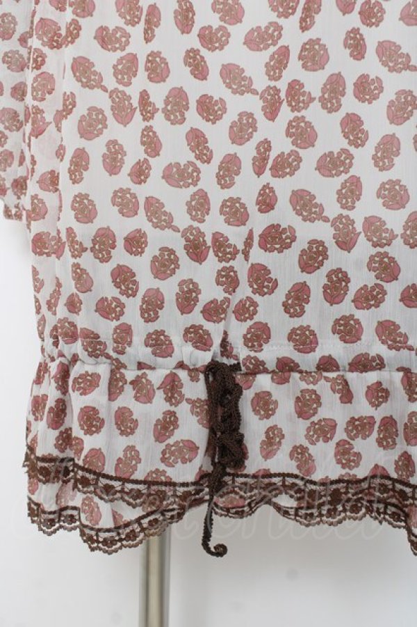 画像3: axes femme / 総柄チュニ M 白 Y-26-02-27-120-AX-TO-SZ-ZY (3)