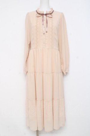 画像: axes femme / 楊柳シフォンティアードワンピース M 生成り Y-26-02-27-129-AX-OP-SZ-ZY