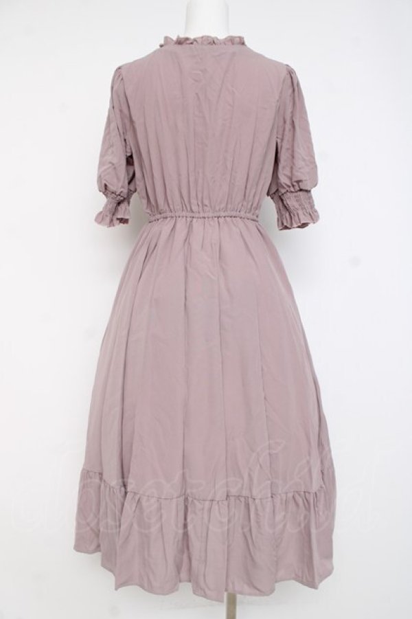 画像2: m petit by misako / AMレースアップワンピース S ピンク Y-26-02-27-142-LO-OP-SZ-ZY (2)