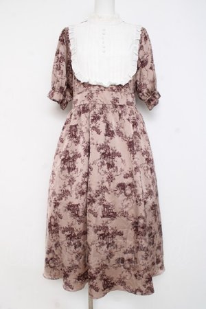 画像: m petit by misako / トワルドジュイワンピース Ｌ 中桃 Y-26-02-27-145-LO-OP-SZ-ZY