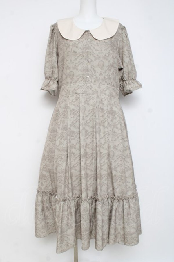 画像1: m petit by misako / NINA’Sワンピース LL 中淡橙 Y-26-02-27-146-LO-OP-SZ-ZY (1)