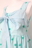 画像4: MILK / Littleアップルベビードール  ミントブルー×グリーン Y-26-02-27-152-ML-OP-SZ-ZY (4)