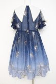 画像2: To Alice / プラネタリウム刺繍入り半袖ワンピース M 紺 Y-26-02-27-155-LO-OP-SZ-ZY (2)