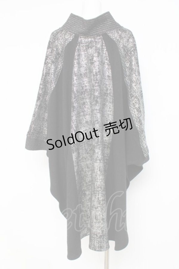 画像2: Qutie Frash / 万能ポンチョ  黒 Y-26-02-27-159-QU-TO-SZ-ZY (2)