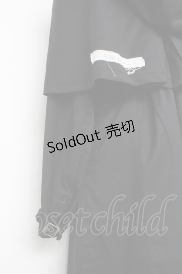 画像4: alice auaa / スリーピースミリタリーコートワンピース  黒 Y-26-02-27-160-AA-OP-AS-ZY (4)