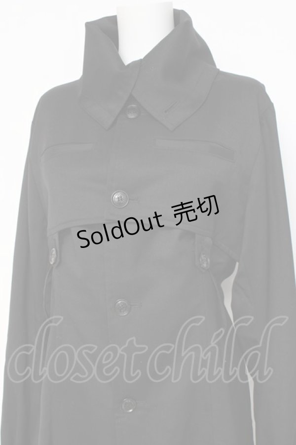 画像6: alice auaa / スリーピースミリタリーコートワンピース  黒 Y-26-02-27-160-AA-OP-AS-ZY (6)