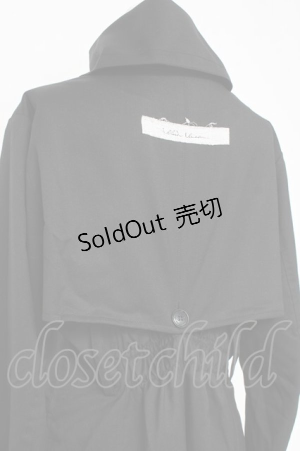 画像7: alice auaa / スリーピースミリタリーコートワンピース  黒 Y-26-02-27-160-AA-OP-AS-ZY (7)