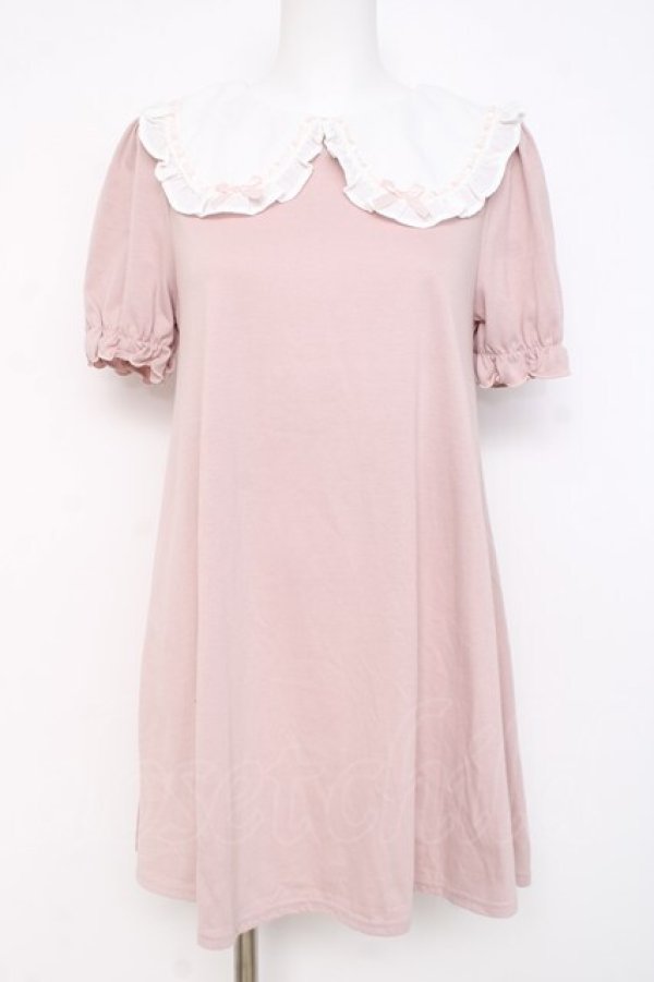 画像1: Ank Rouge / はしごリボンカットワンピース  ピンク Y-26-02-27-161-CA-OP-SZ-ZY (1)