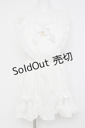 画像: BABY, THE STARS SHINE BRIGHT / ハートエプロン  シロ Y-26-02-27-167-BA-OP-IG-ZY