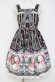 画像1: Angelic Pretty / Be My Valentineジャンパースカート  黒 Y-26-02-27-173-AP-OP-SZ-ZY (1)