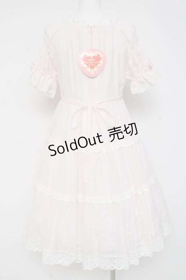 画像3: BABY, THE STARS SHINE BRIGHT / デザートワンピース（2025年）  ピンク Y-26-02-27-179-BA-OP-IG-ZY (3)